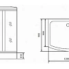 Душевая кабина Timo Standart T-1115 120x90x220, турецкая баня хамам Душевая кабина Timo Standart T-1115 120x90x220, турецкая баня хамам