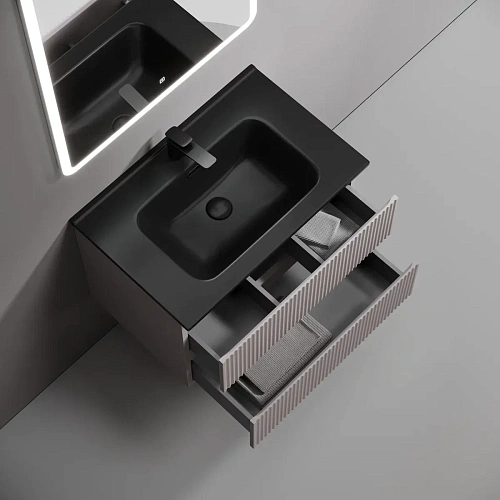 Тумба под раковину Sancos Snob R SNR70SM 690х445х500 Doha Soft, подвесная Тумба под раковину Sancos Snob R SNR70SM 690х445х500 Doha Soft, подвесная