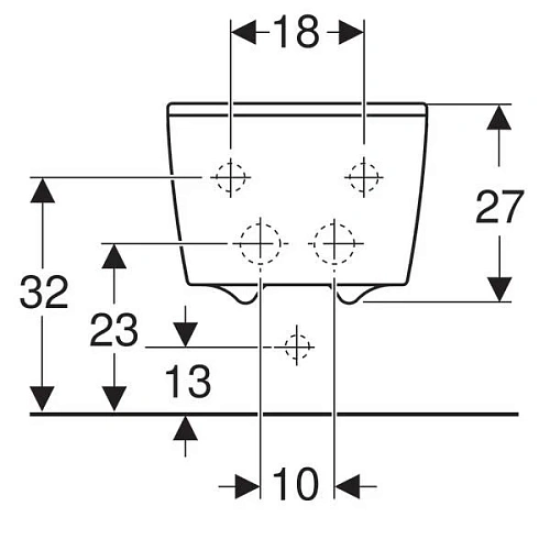 Биде подвесное Geberit Xeno2 500.501.01.1 Биде подвесное Geberit Xeno2 500.501.01.1