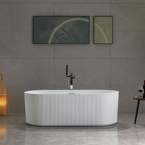 Акриловая ванна Vincea VBT-426-1700MW 1700x800x580 акриловая, белый матовый, слив-перелив в комплект Акриловая ванна Vincea VBT-426-1700MW 1700x800x580 акриловая, белый матовый, слив-перелив в комплект