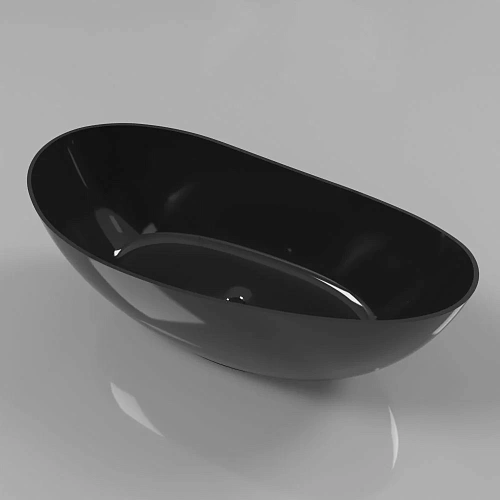 Ванна из искусственного камня WHITECROSS Ruby 170x75 (черный глянец) искусственный камень 0202.17007 0202.170075.101 Ванна из искусственного камня WHITECROSS Ruby 170x75 (черный глянец) искусственный камень 0202.17007 0202.170075.101