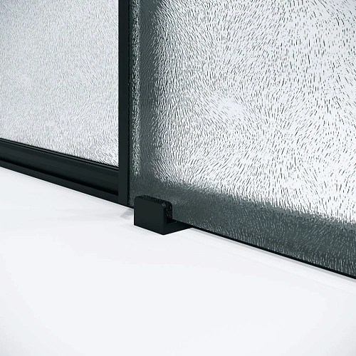 Душевая дверь Niagara Nova NG-84-L10CHB (100х195) черный матовый, раздвижная влево, стекло шиншилла Душевая дверь Niagara Nova NG-84-L10CHB (100х195) черный матовый, раздвижная влево, стекло шиншилла