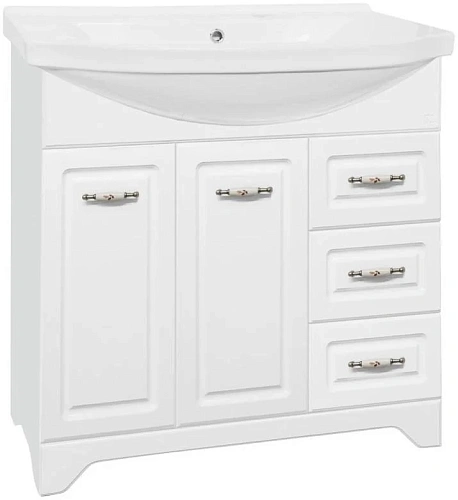 Тумба под раковину Style Line Олеандр-2 90 (3 ящ.) ЛС-00000241 Тумба под раковину Style Line Олеандр-2 90 (3 ящ.) ЛС-00000241