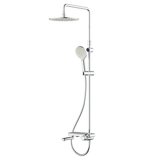 Душевая система AM.PM Like F0780700 штанга 1030-1460мм, верхний душ 220 мм Душевая система AM.PM Like F0780700 штанга 1030-1460мм, верхний душ 220 мм