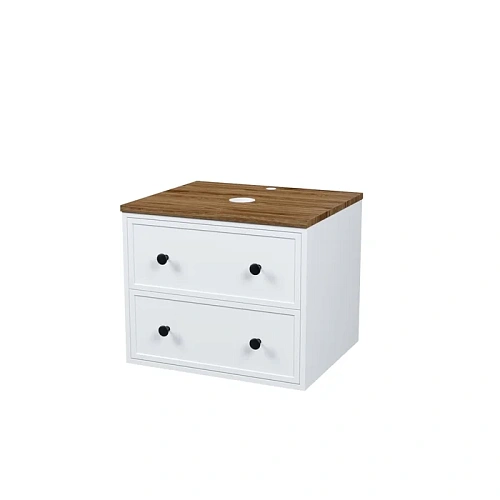 Тумба под раковину IDDIS Torr (TOR60WMi95K) подвесная со столешницей МДФ, макадамия орех 60 см белый матовый Тумба под раковину IDDIS Torr (TOR60WMi95K) подвесная со столешницей МДФ, макадамия орех 60 см белый матовый