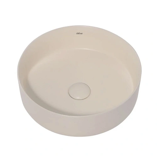 Раковина ABBER Bequem AC2108MBE накладная, светло-бежевая матовая Раковина ABBER Bequem AC2108MBE накладная, светло-бежевая матовая