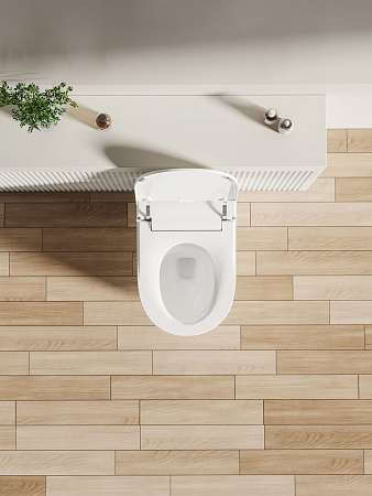 Унитаз подвесной Allen Brau Smart 4.I1001.20 с крышкой, белый, с функцией биде