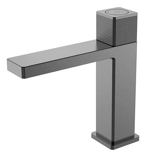 Смеситель для раковины Boheme QUAD 159-GM Gun Metal Смеситель для раковины Boheme QUAD 159-GM Gun Metal