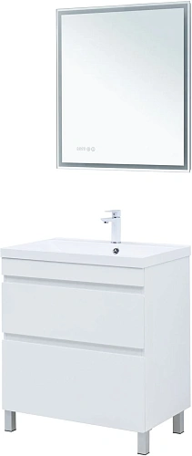 Тумба под раковину Aquanet Нота New 75 00344144 белый глянец Тумба под раковину Aquanet Нота New 75 00344144 белый глянец