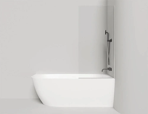 Шторка на ванну Salini ATRIO тонированное (silver) 22301S Шторка на ванну Salini ATRIO тонированное (silver) 22301S