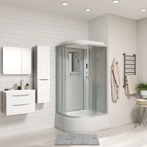 Душевая кабина Niagara Classic NG-2310-14RP (1200х800х2150) высокий поддон (40см) стекло матовое 23101424RP Душевая кабина Niagara Classic NG-2310-14RP (1200х800х2150) высокий поддон (40см) стекло матовое 23101424RP