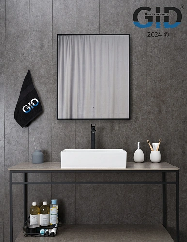 Раковина Gid N1204 51225 накладная белая 45x32x11 Раковина Gid N1204 51225 накладная белая 45x32x11