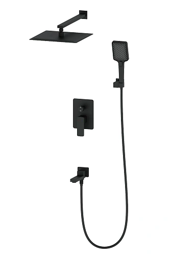 Душевая система Wonzon & Woghand встраиваемая, черный матовый (WW-88939003-MB) Душевая система Wonzon & Woghand встраиваемая, черный матовый (WW-88939003-MB)