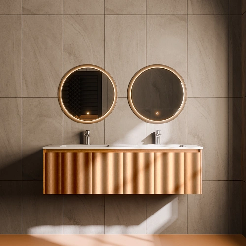 Тумба под раковину ArtDecco Elizabeth 140 AEL14W11D000 подвесная, белый дуб Тумба под раковину ArtDecco Elizabeth 140 AEL14W11D000 подвесная, белый дуб