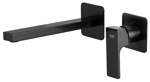 Смеситель для раковины Remer Absolute AU15PLCFP, чёрный брашированный хром Смеситель для раковины Remer Absolute AU15PLCFP, чёрный брашированный хром