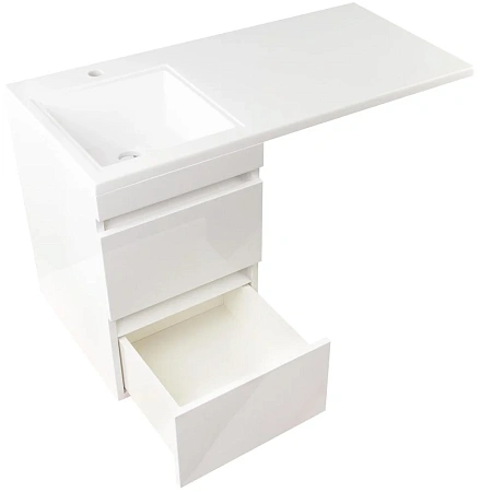 Тумба под раковину Style Line Даллас 100, Люкс белая, PLUS СС-00000567 Тумба под раковину Style Line Даллас 100, Люкс белая, PLUS СС-00000567
