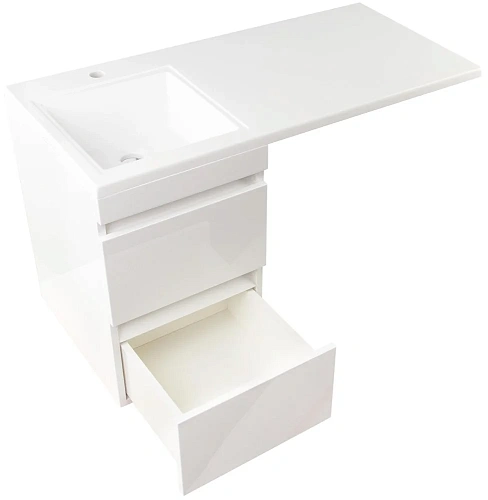 Тумба под раковину Style Line Даллас 100, Люкс белая, PLUS СС-00000567 Тумба под раковину Style Line Даллас 100, Люкс белая, PLUS СС-00000567