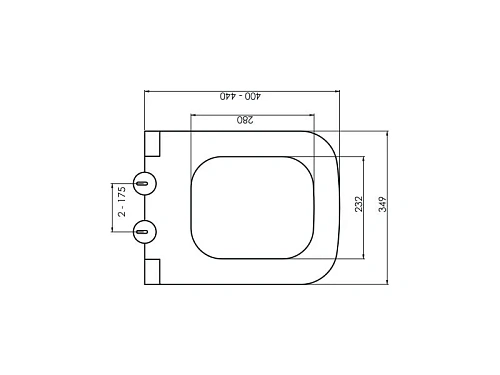 Крышка-сиденье Boheme Bello 975-W soft-close белый глянец Крышка-сиденье Boheme Bello 975-W soft-close белый глянец