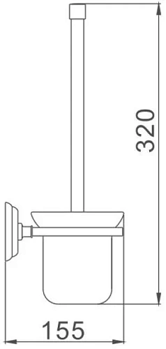 Ершик для унитаза Haiba HB1510 Ершик для унитаза Haiba HB1510