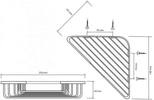 Полка Bemeta CYTRO 146208342 Полка Bemeta CYTRO 146208342