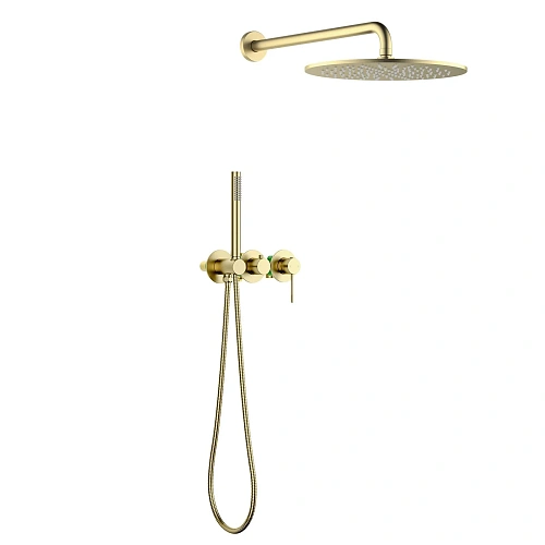 Душевая система Timo Saona SX-2349/17SM встраиваемая золото матовое Душевая система Timo Saona SX-2349/17SM встраиваемая золото матовое