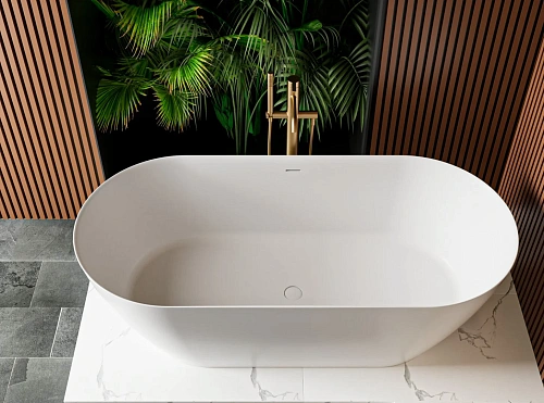 Ванна из искусственного камня CEZARES Solid Surface 1700x800x575 CZR-RELAX-170-80-57-SSB Ванна из искусственного камня CEZARES Solid Surface 1700x800x575 CZR-RELAX-170-80-57-SSB