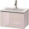 Картинка анонса товара «тумба под раковину duravit l-cube lc615602727 подвесная 62 см белая сирень»