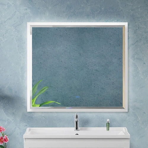 Зеркало CEZARES INTERNI с подсветкой сенсорным выключателем и подогревом CZR-SPC-INT-1000-900-LED-TCH-WARM-BL 1000x900 Bianco Lucido Зеркало CEZARES INTERNI с подсветкой сенсорным выключателем и подогревом CZR-SPC-INT-1000-900-LED-TCH-WARM-BL 1000x900 Bianco Lucido