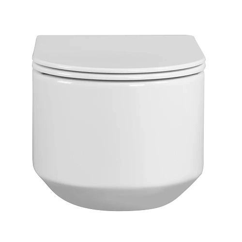 Унитаз подвесной ABBER Bequem AC1130 белый, безободковый, смыв торнадо Унитаз подвесной ABBER Bequem AC1130 белый, безободковый, смыв торнадо