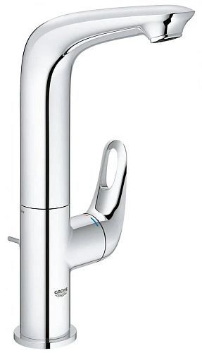 Смеситель для раковины GROHE Eurostyle new с донным клапаном и высоким изливом, хром (23569003) Смеситель для раковины GROHE Eurostyle new с донным клапаном и высоким изливом, хром (23569003)