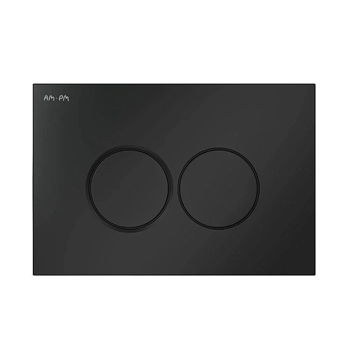 Клавиша смыва AM.PM ProC I070138 L пластик, черный матовый Клавиша смыва AM.PM ProC I070138 L пластик, черный матовый