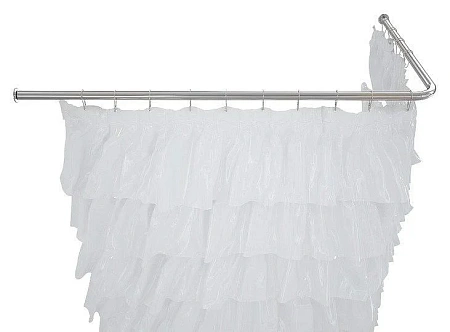 Карниз для ванны Aquanet угловой Г-образный 190х100 00165119 Карниз для ванны Aquanet угловой Г-образный 190х100 00165119