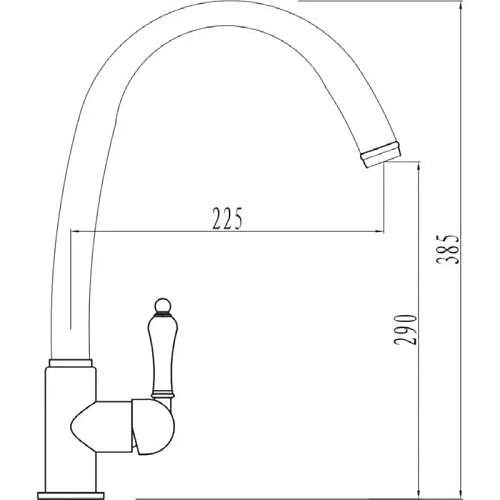 Смеситель для кухни Kaiser Vincent 31333-3 Смеситель для кухни Kaiser Vincent 31333-3