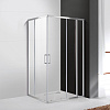 Картинка анонса товара «душевой уголок cezares molveno-ah-21-100+20-c-cr-iv 120x100см стекло прозрачное, профиль хром»