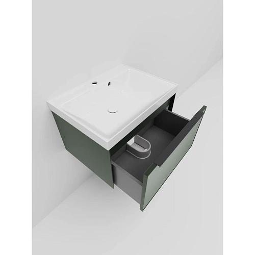 Тумба под раковину La Fenice SIMPLA Grigio 60 FNC-01-SIM-G-60 серо-зеленая Тумба под раковину La Fenice SIMPLA Grigio 60 FNC-01-SIM-G-60 серо-зеленая