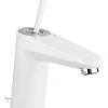 Смеситель для раковины GROHE Eurodisc Joy с донным клапаном, средний излив, белая луна (23427LS0) Смеситель для раковины GROHE Eurodisc Joy с донным клапаном, средний излив, белая луна (23427LS0)
