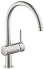 Смеситель для кухни GROHE Minta с C-изливом, суперсталь (32917DC0)