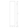 Зеркало Evoform Standard BY 0245 30х140 см с фацетом Зеркало Evoform Standard BY 0245 30х140 см с фацетом