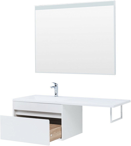 Тумба под раковину Aquanet Токио 68 белый (подвесная, 1 ящик) 00236917 Тумба под раковину Aquanet Токио 68 белый (подвесная, 1 ящик) 00236917