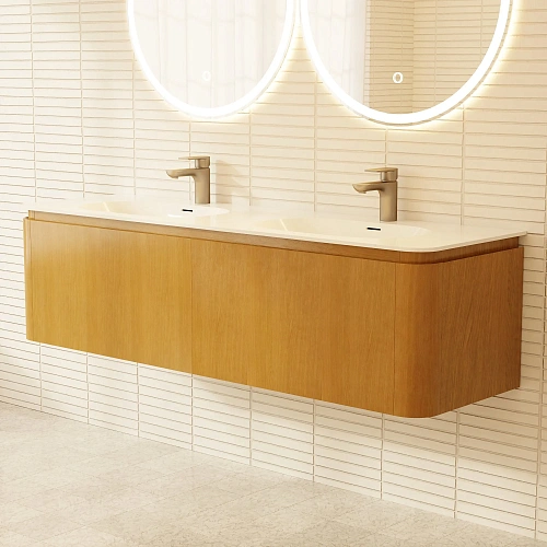 Тумба под раковину ArtDecco Coco 150 ACC15W14D000 подвесная, белый дуб Тумба под раковину ArtDecco Coco 150 ACC15W14D000 подвесная, белый дуб