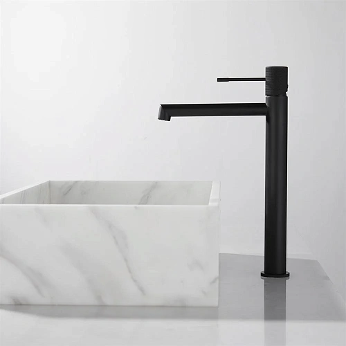 Смеситель для раковины Vincea Desire VBF-1D2MB черный Смеситель для раковины Vincea Desire VBF-1D2MB черный