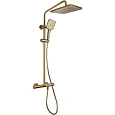 Душевая система Kaiser Serio 05382-3 с термостатом Шлифованное золото Душевая система Kaiser Serio 05382-3 с термостатом Шлифованное золото