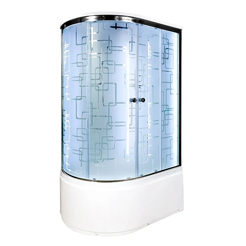 Душевая кабина Dto EM4511R LED (EM4511RLED+GM) 110x80 см с гидромассажем Душевая кабина Dto EM4511R LED (EM4511RLED+GM) 110x80 см с гидромассажем