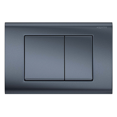 Клавиша смыва Aquatek KDI-0000033 (001с-1) оружейная сталь матовая (клавиши квадрат) Клавиша смыва Aquatek KDI-0000033 (001с-1) оружейная сталь матовая (клавиши квадрат)
