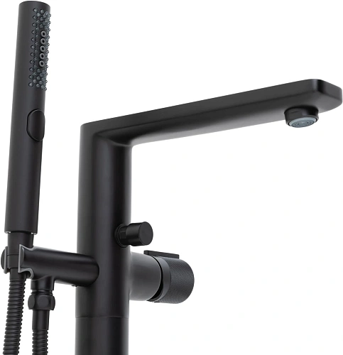 Смеситель для ванны Allen Brau Liberty 5.33012-31 (с внутренней частью) черный матовый Смеситель для ванны Allen Brau Liberty 5.33012-31 (с внутренней частью) черный матовый