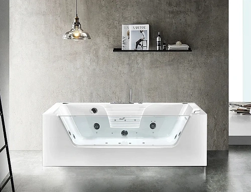 Акриловая ванна Ceruttispa C-477-18A 1800x850x580 гидромассажная Акриловая ванна Ceruttispa C-477-18A 1800x850x580 гидромассажная