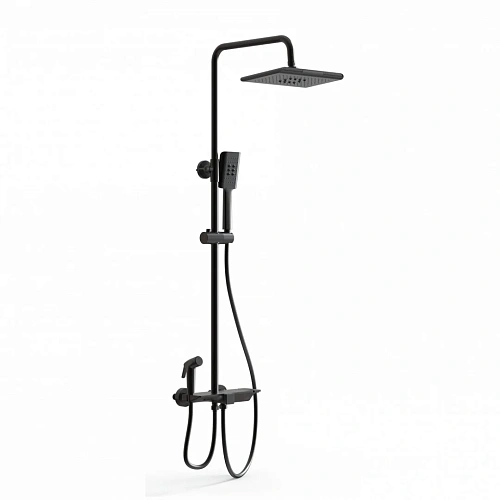 Душевая система Wonzon & Woghand с термостатом, черный матовый (WW-B3310-MB) Душевая система Wonzon & Woghand с термостатом, черный матовый (WW-B3310-MB)
