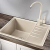 Кухонная мойка Granula 5803, БЕЖЕВЫЙ, СтандАРТ кварц 580х500 Кухонная мойка Granula 5803, БЕЖЕВЫЙ, СтандАРТ кварц 580х500