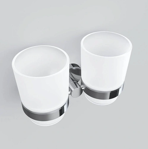 Стакан AM.PM Sense L A74343400 стеклянный, хром Стакан AM.PM Sense L A74343400 стеклянный, хром