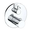 Картинка анонса товара «смеситель для душа kludi nova fonte puristic 208100515 термостатический, хром»